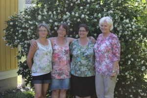 Hillevi, Monica, Ann Marie & Elizabeth 2013