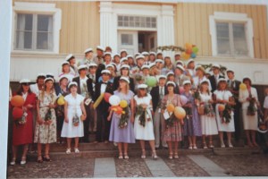 Graduation day 1980 in Ulricehamn